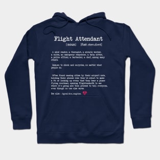 Funny Flight Attendant - Cabin Crew Definition Hoodie